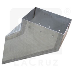 BASP90DLCX - Extensión extractor superior derecho para Braud 9000 en acero inoxidable - LaCruz, markets:  []string{"A", "B", "AU"}